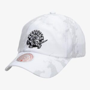 Casquette de baseball Mitchell & Ness blanc Toronto Raptors Hardwood Classics Free Slice chapeau réglable blanc 771982