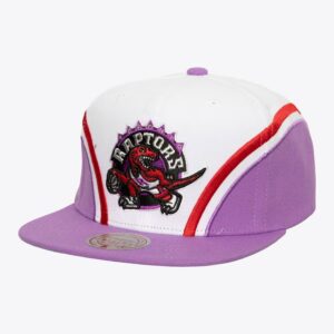 Mitchell & Ness Blanc Toronto Raptors Hardwood Classics Overhead Snapback Chapeau Blanc 771978