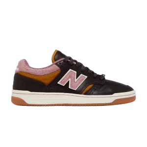 New Balance 303 Boards x Jeremy Fish x Numeric 480 'Silly Pink Bunnies' Baskets Marron/Rose NM480FXT