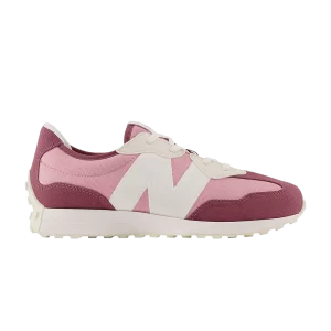 New Balance 327 Big Kid Baskets 'Washed Burgundy Hazy Rose' Washed Burgundy/Misty Rose GS327DK