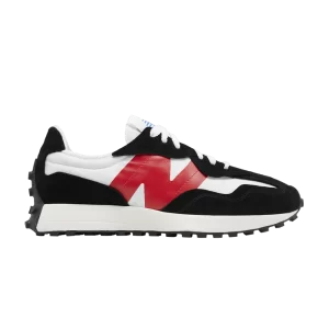 New Balance 327 Baskets 'Noir Blanc Rouge' Blanc/Noir/Vrai Rouge U327WEA