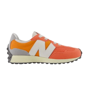New Balance 327 Little Kid Wide 'Gulf Red Sun Glow' Baie Rouge/Sunshine PH327RF W