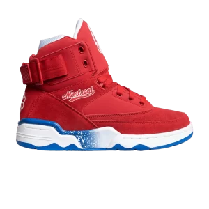 Ewing 33 High 'Montreal – Rouge 'Sneakers Rouge Chinois/Bleu Princesse/Blanc 1BM02079 616