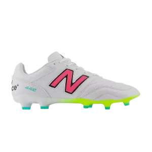 New Balance 442v2 Pro FG 'United In FuelCell Pack' Blanc/Hi-Lite/Rose Néon MS41FMWH