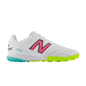 New Balance 442v2 Pro TF 'United In FuelCell Pack' Blanc/Hi-Lite/Rose Néon MS41TWH2
