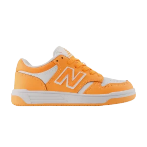New Balance 480 Little Kid 'Hot Mango' Baskets Hot Mango/Blanc PSB480HM