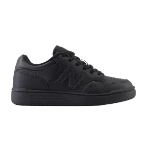 New Balance 480 Little Kid Wide 'Triple Black' Baskets Noir PSB4803B W