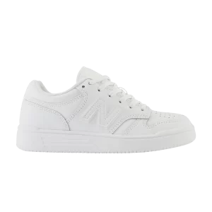 New Balance 480 Little Kid Wide 'Triple White' Baskets Blanc PSB4803W W