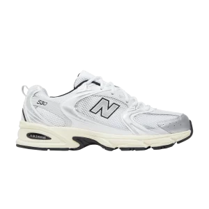 New Balance 530 Baskets 'White Metallic Silver' Blanc/Argent Métallisé/Noir MR530TA