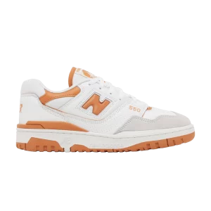 New Balance 550 Baskets 'Burnt Orange' Munsell Blanc/Sépia/Nuage de Pluie BB550LSC