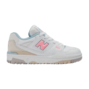 New Balance 550 Little Kid Baskets 'Blanc Ultra Rose Bleu' Blanc/Ultra rose PSB550EP
