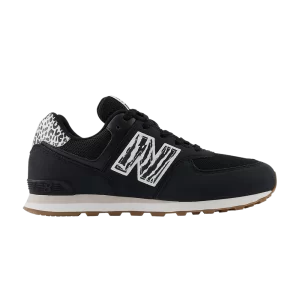 Baskets New Balance 574 Big Kid 'Animal Print' Noir/Blanc GC574AZ1
