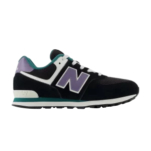 New Balance 574 Big Kid 'Black Teal Mercury' Baskets Noir/Mercure/Vintage Sarcelle GC574NV1