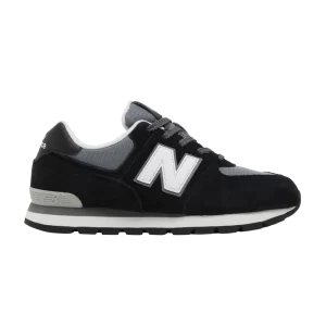 New Balance 574 Big Kid Wide 'Noir Blanc' Baskets Noir/Blanc GC574DZB W