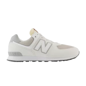 New Balance 574 Big Kid Wide 'Sea Salt' Baskets Sel de mer/Blanc GC574RCD W