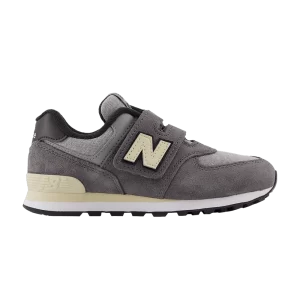 New Balance 574 Hook & Loop Little Kid Wide 'Grey Day 2024 - Magnet' Aimant/Grès PV574LGG W