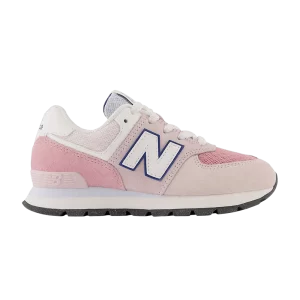 New Balance 574 Little Kid Wide 'Hazy Rose' Baskets Misty Rose/Bleu Atlantique/Bleu Glacé PC574DH2 W