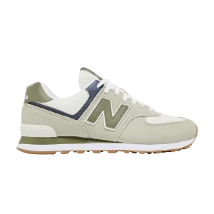 New Balance 574 'Moss Green' Baskets Vert mousse/Gris/Blanc U574FOD