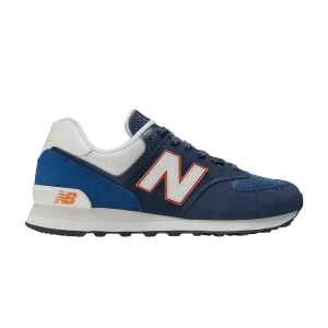 New Balance 574 'Navy Orange Yellow' Baskets Marine/Noir U574XR2