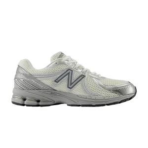 New Balance 860v2 Baskets 'Sea Salt Harbor Grey' Sel de mer/Gris Harbour/Nuage de pluie/Argent métallique ML860GO2