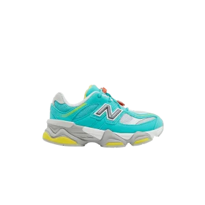 New Balance 9060 Baskets exclusives 'Cyan Burst' DTLR pour tout-petits Virtual Blue/White/Grey Reflection Color IV9060DB