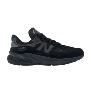 Baskets New Balance 990v6 Made in USA 2E Wide 'Triple Black 'Noir U990BB6 2E