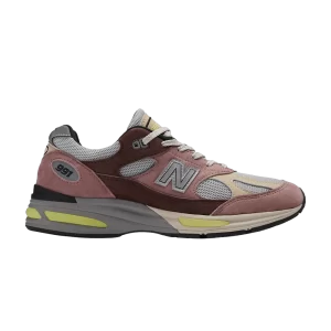 Baskets New Balance 991v2 Made in England 'Rosewood' Pink Forest/Deep Taupe/Quiet Grey U991MG2