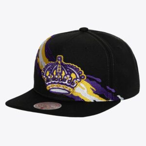 Casquette de baseball Mitchell & Ness noir Los Angeles Kings Vintage Paintbrush Snapback Hat noir 1163550