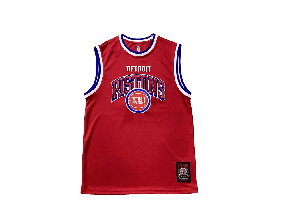 Maillot rouge Buck Up Detroit Pistons noir 1132448