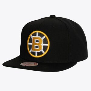 Mitchell & Ness Casquette Snapback à rabat alternative noire des Bruins de Boston Noir 1069052