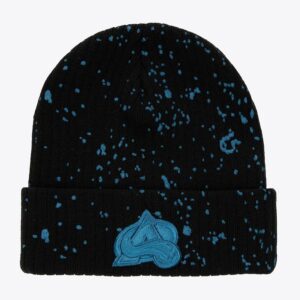 Mitchell & Ness Black Colorado Avalanche Nep Bonnet en tricot à revers Noir 1103035