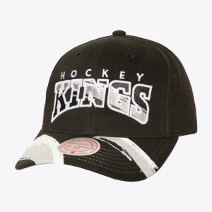 Casquette de baseball Mitchell & Ness noir Los Angeles Kings brossé Past Ya Pro Snapback Hat noir 1170228