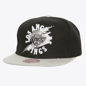 Casquette de baseball Mitchell & Ness noir Los Angeles Kings Circle Splash Vintage Snapback Hat noir 1170223