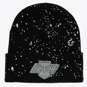 Mitchell & Ness Noir Los Angeles Kings Nep Vintage Bonnet en tricot à revers Noir 1170250