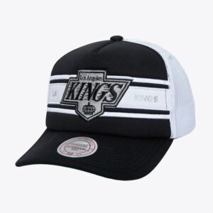 Casquette de baseball Mitchell & Ness noir Los Angeles Kings Sideline Trucker Snapback Hat noir 1170189