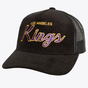 Casquette de baseball Mitchell & Ness noir Los Angeles Kings Times Up Trucker chapeau réglable noir 1170232