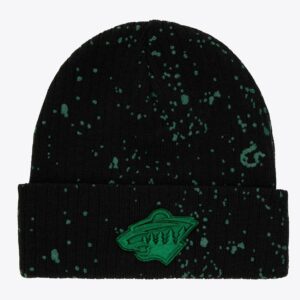 Mitchell & Ness Bonnet en tricot à revers Minnesota Wild Nep noir noir 1170268