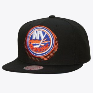 Mitchell & Ness Noir New York Islanders 7.0 Big Face Snapback Chapeau Noir 1185114