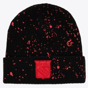 Mitchell & Ness Noir New York Rangers Nep Vintage Bonnet en tricot à revers Noir 1185201