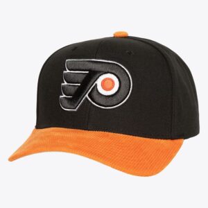 Mitchell & Ness Casquette Snapback Cord Pro des Flyers de Philadelphie Noir Noir 1193193