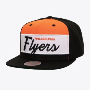 Casquette de baseball Mitchell & Ness noir Philadelphia Flyers Retro Sport Vintage Snapback Hat noir 1193183