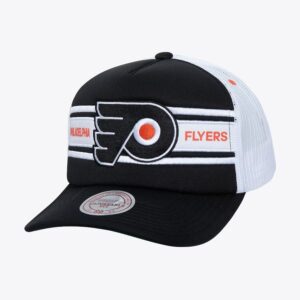 Casquette Snapback de camionneur Sideline des Flyers de Philadelphie noirs Mitchell & Ness noir 1193197