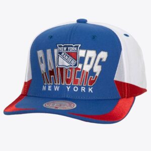 Mitchell & Ness Bleu New York Rangers Retrodome Pro Snapback Chapeau Bleu 1185158