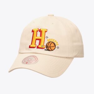 Casquette de baseball Mitchell & Ness crème Houston Rockets Hardwood Classics Sswagger chapeau réglable crème 884313