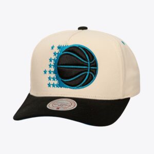 Mitchell & Ness Crème Orlando Magic Hardwood Classics Overspray Pro Crown Snapback Chapeau Crème 884411