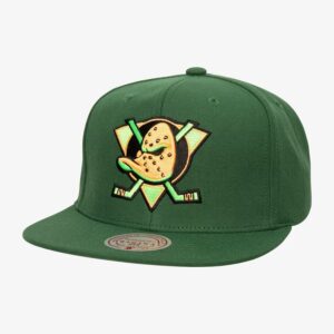 Mitchell & Ness Green Anaheim Ducks C'est une jungle là-bas OG Snapback Hat Vert 1025104