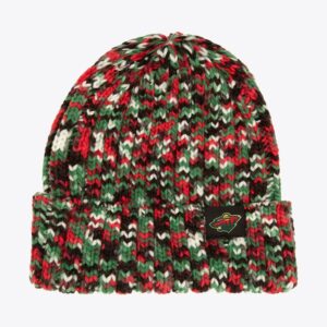 Mitchell & Ness Green Minnesota Wild GMA Bonnet en tricot à revers Vert 1170272