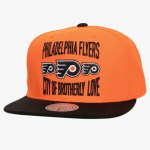 Casquette de baseball Mitchell & Ness Orange Philadelphia Flyers City Love Vintage Snapback Hat Orange 1193226