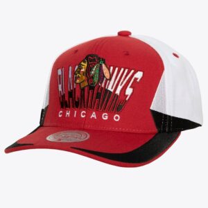 Mitchell & Ness Casquette Snapback Rouge Chicago Blackhawks Retrodome Pro Rouge 1089950