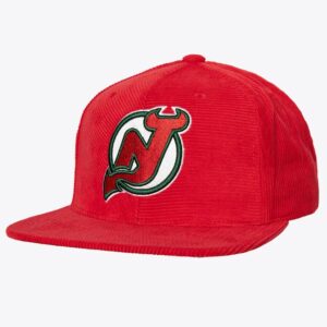 Mitchell & Ness Rouge New Jersey Devils All Directions Vintage Snapback Chapeau Rouge 1170305